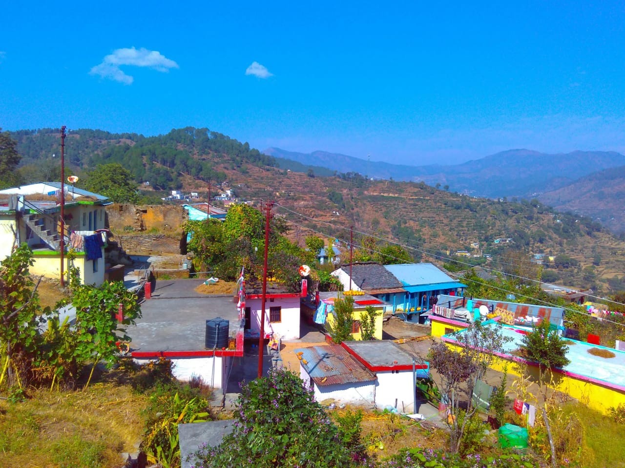 Jakh village, Pauri Garhwal